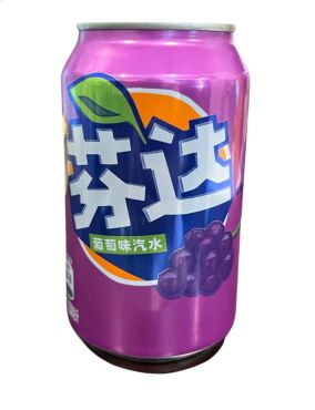 Fanta Grape Flavor (Short Can) 330Ml